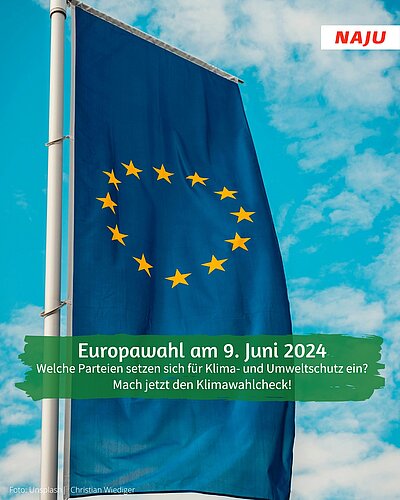 💙Am 9. Juni 2024 findet die Wahl zum Europaparlament statt. Etwa 80 Prozent der Gesetze, die den Klima- und Naturschutz...