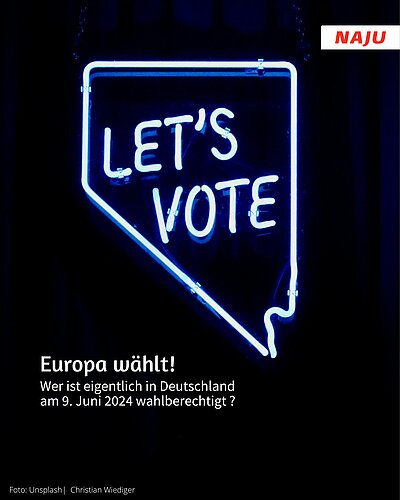 🌏In Deutschland sind 64,8 Millionen Menschen wahlberechtigt. Sie dürfen am 9. Juni 2024 an der Europawahl teilnehmen....